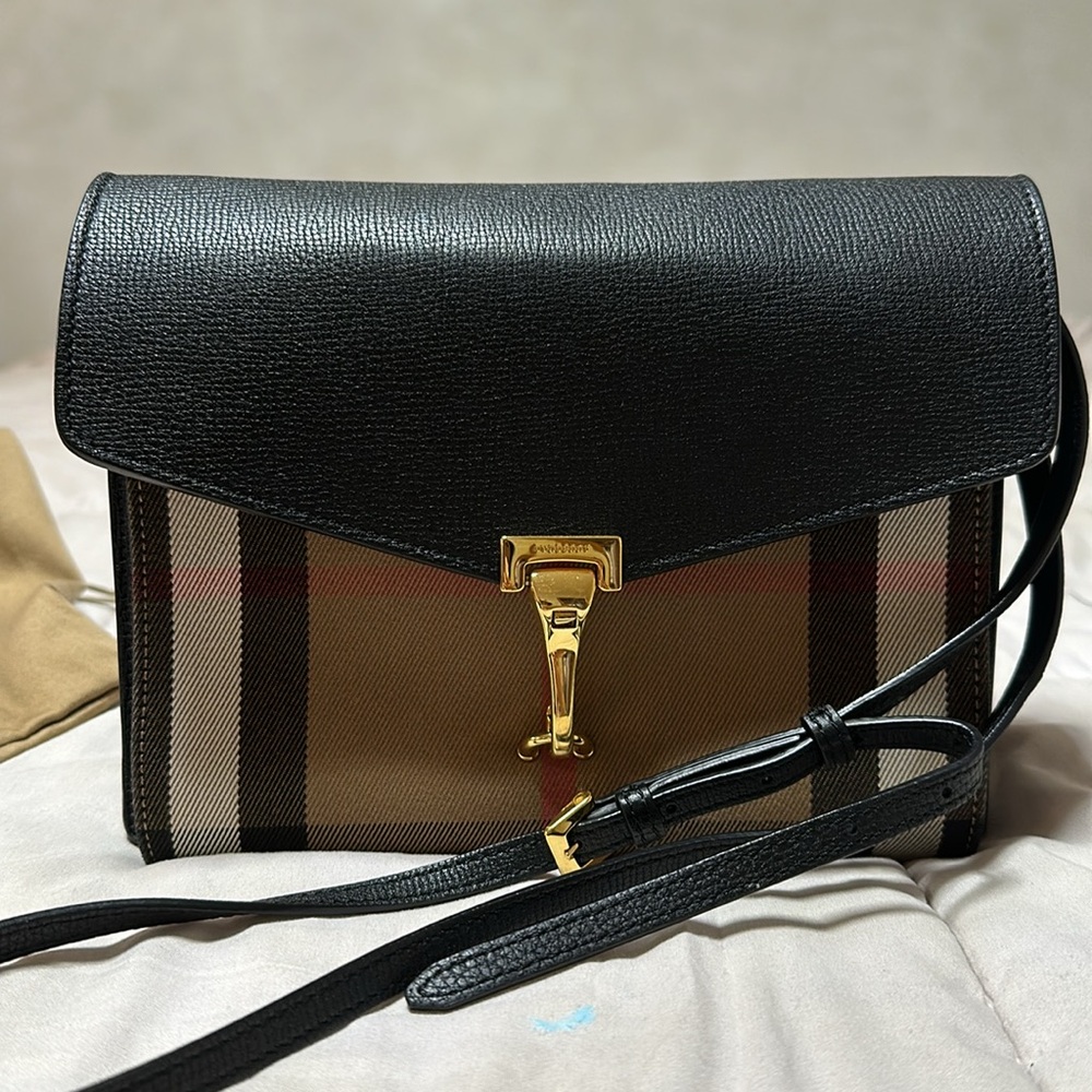 Burberry shoulder/crossbody bag in black. Poshmark will authenticate.